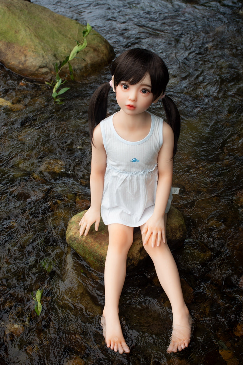 110cmATB58 貧乳全新しい超リアルメイク シリコンドールAXBDOLL可愛いロリラブドール