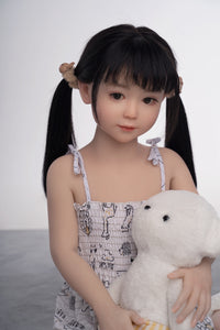 110cm-GB02 貧乳 AXBDOLL 超リアルメイク だっちわいふ可愛いロリダッチワイフ