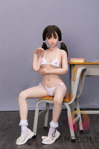 140cm-H47(洛伊)A-Cup貧乳可愛セッメイド清純系SHEDOLLリアルラブドール